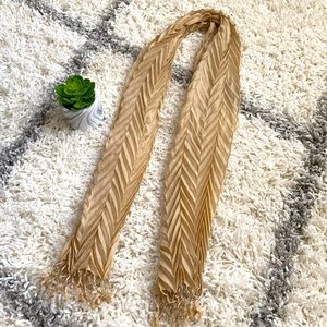 NEW Scarf Tan Cream